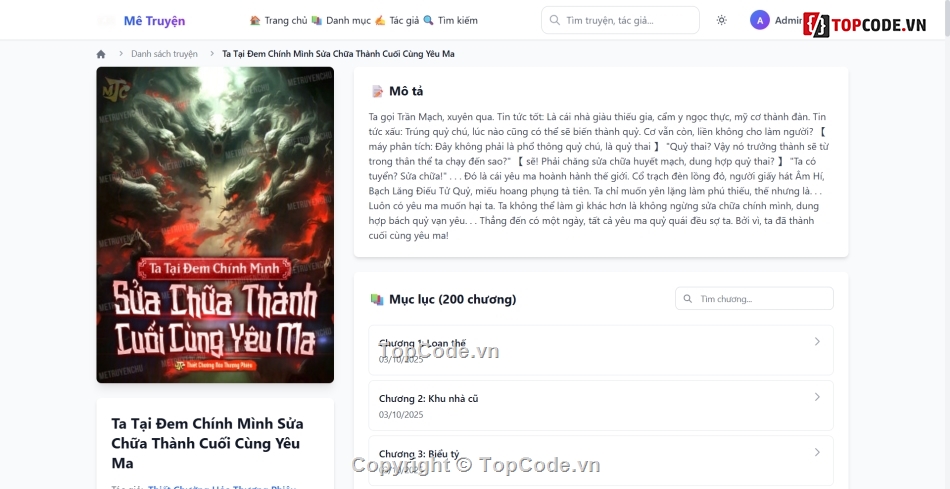 website đọc truyện,nền tảng truyện VIP,CMS quản trị truyện,tích hợp thanh toán,giao diện responsive,tối ưu SEO truyện